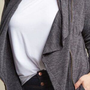 Asymmetrical Airport Greeting Cardigan NWT Large